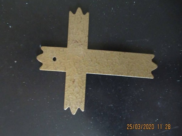  Kreuz, Kruzifix, Messing? oder Kupfer?