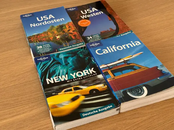 Lonely Planet Reiseführer USA - 4 Bücher