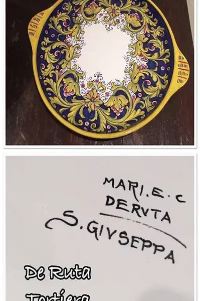 Tortiera DERUTA ORIGINALE