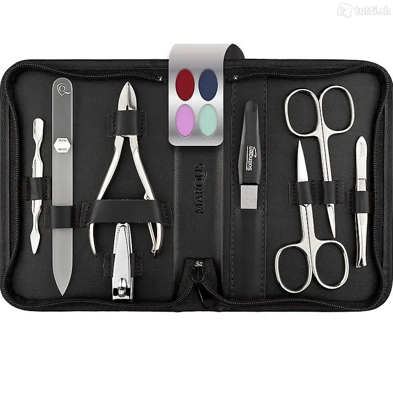  Maniküre Set mit Zange und Glasfeile 8 teilig