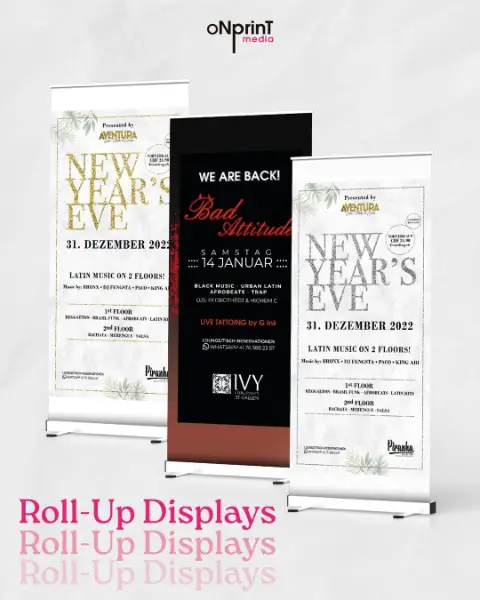 Roll Up Display TOPSELLER 85x200 cm