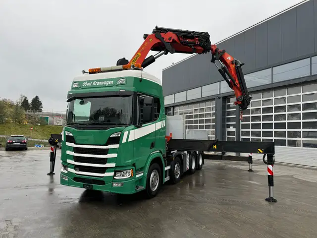 SCANIA, R500 8x4 Palfinger 60002, Kran