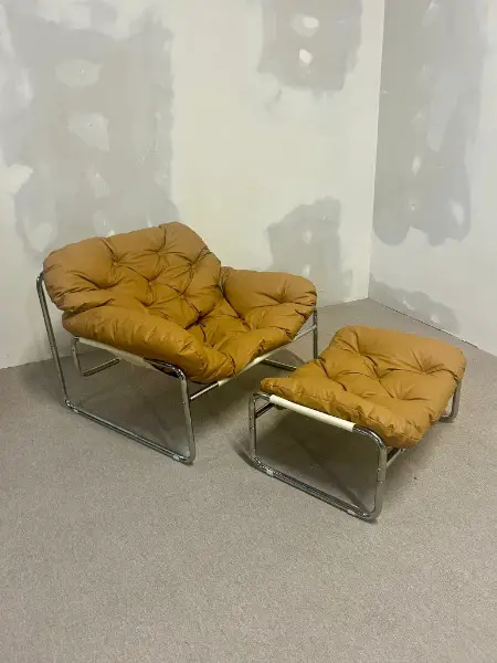 Loungesessel im Johan Bertil Haggstrom-Stil