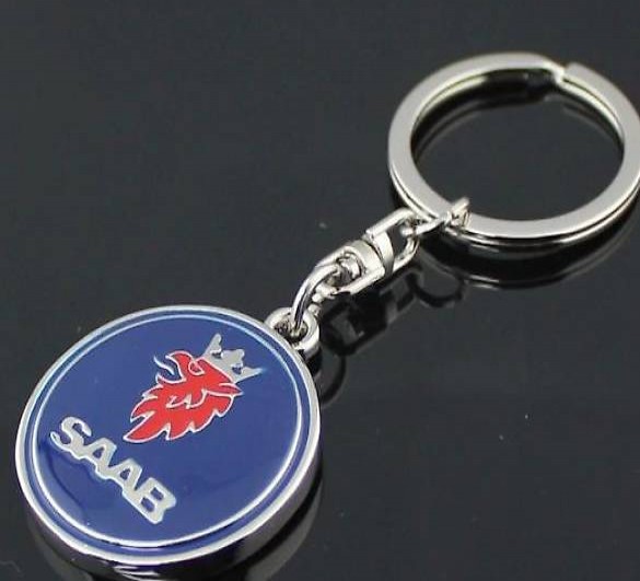 Schlüsselanhänger Saab LKW Lastwagen Scania Auto Road Route