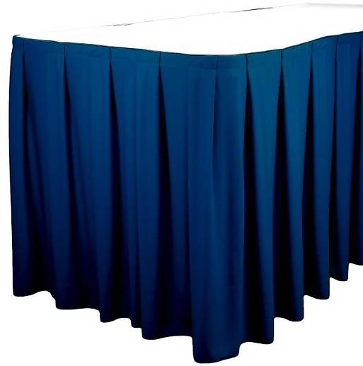 Diverse Catering Tischschürzen (Anthrazit, Blau, Weiss)