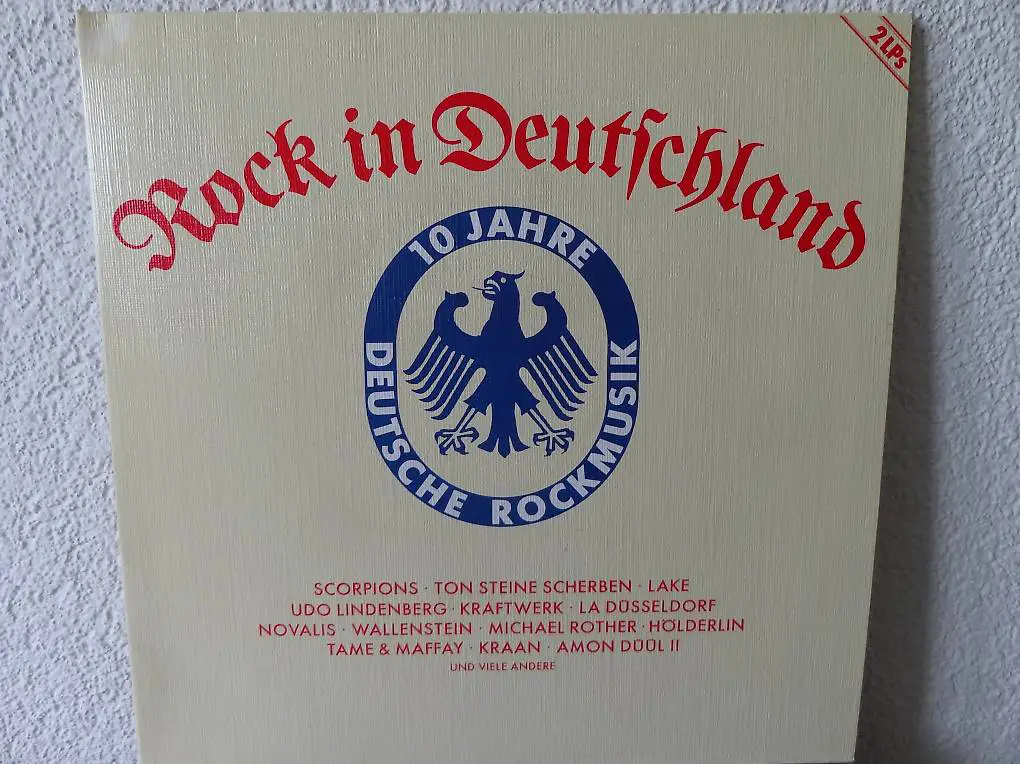 Rock in Deutschland, 2 LP Set, Schallplatten, Gewaschen