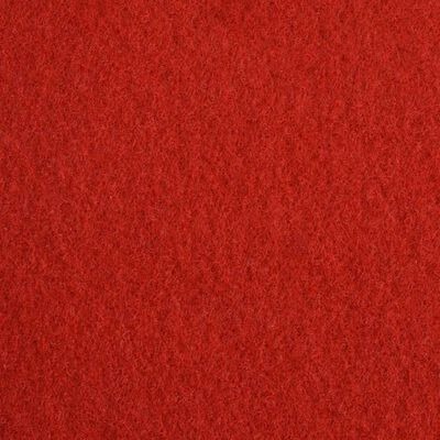 vidaXL Messeteppich Glatt 1,2x12 m Rot