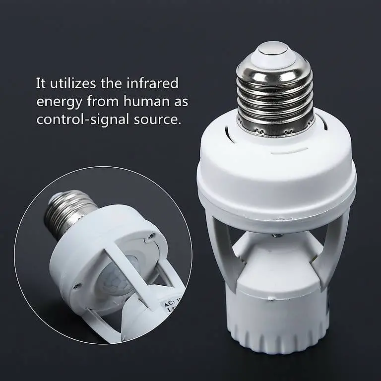 Portofrei Erkennung Lampe Infrarot Induktion E27