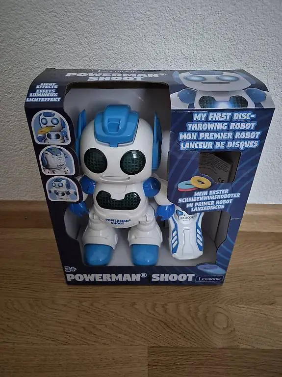 Lexibook Spielzeug Roboter mit Wurfscheiben