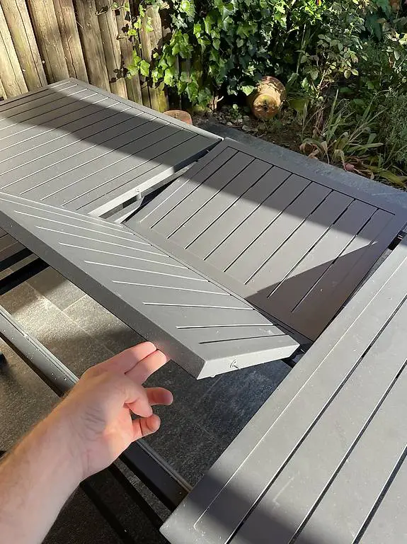 Gartentisch Alu ausziehbar