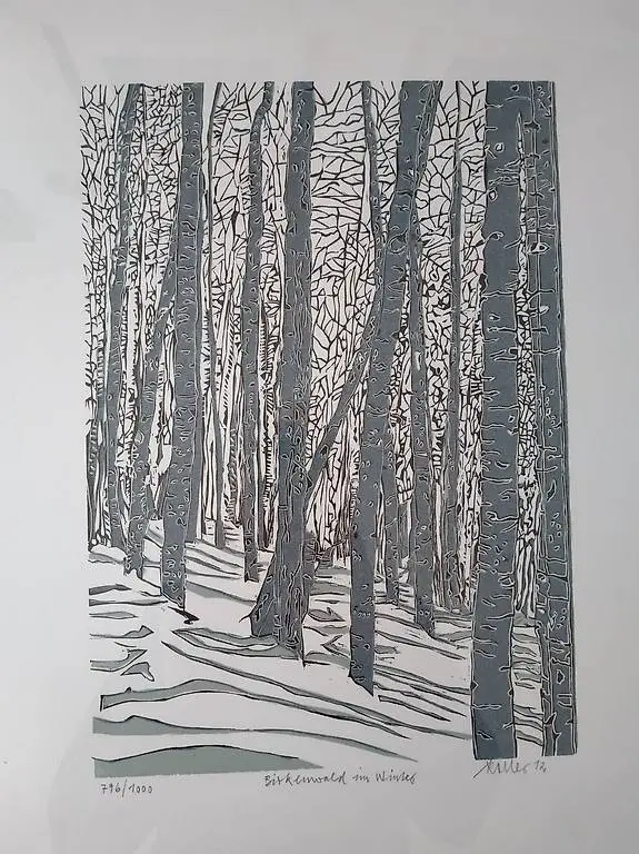 edition Koller Kunstdrucke Linolschnitt, Holzschnitt