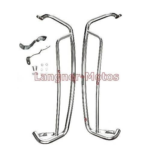 Sturzbügel Faco 01615/C chrom Seitenbacken hinten Vespa GTS
