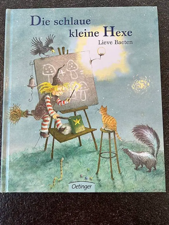 Kinder-Bilderbuch: Die schlaue kleine Hexe