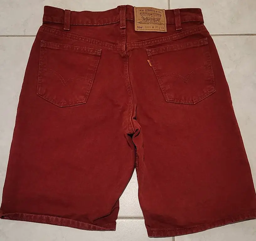Levi"s 550 relaxed fit, W32, L11, bordeauxrot