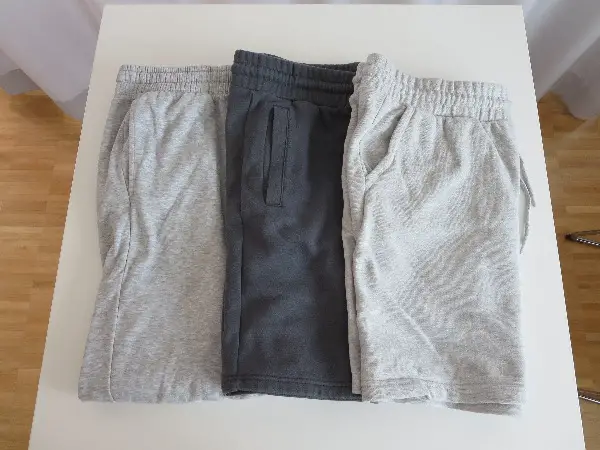 1 Sweathose + 2 Sweatshorts Regular Fit von H&M, Grösse XXL