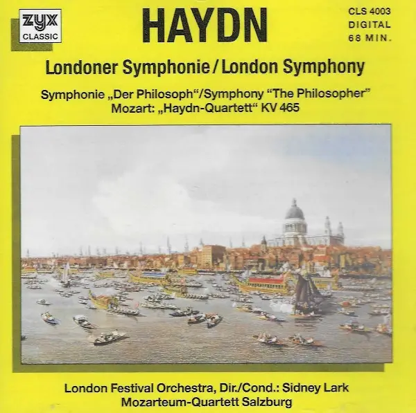 Haydn: Londoner Symphonie / Mozart: Haydn-Quartett CD