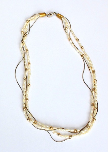 Süsswasserperlen-Kette