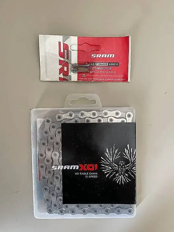 SRAM X01 Eagle 12-fach Kette inklusive zweitem Kettenschloss