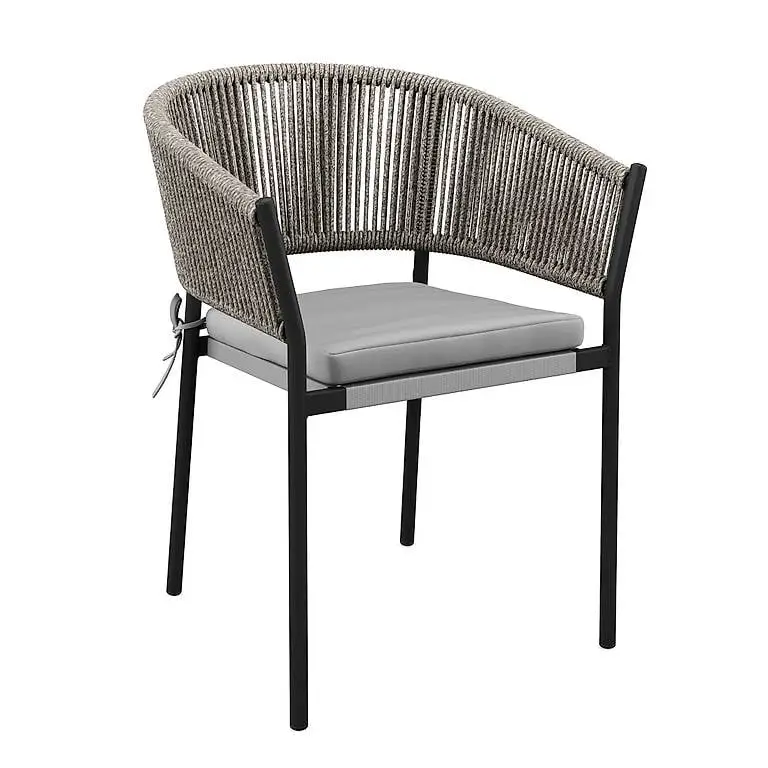  Gartenstuhl HVAR grau/schwarz