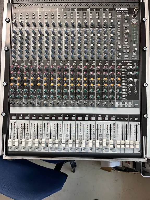 mackie onyx 1640 analogmixer mit firewire i/o-karte