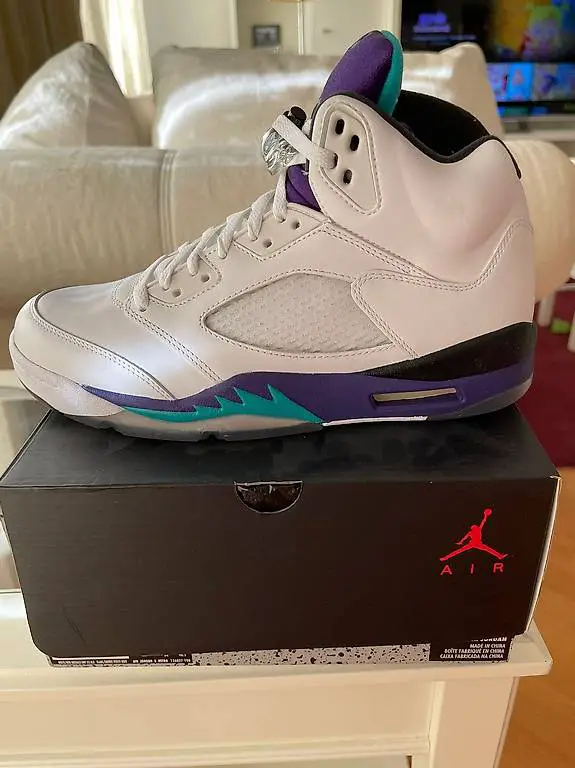 Orig. OG Jordan 5 Grape 2013 Gr.42.5