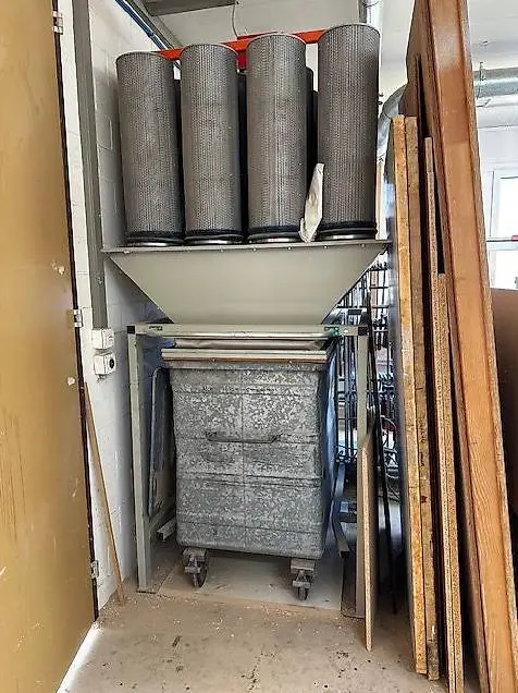 Absauganlage für Norm-Container