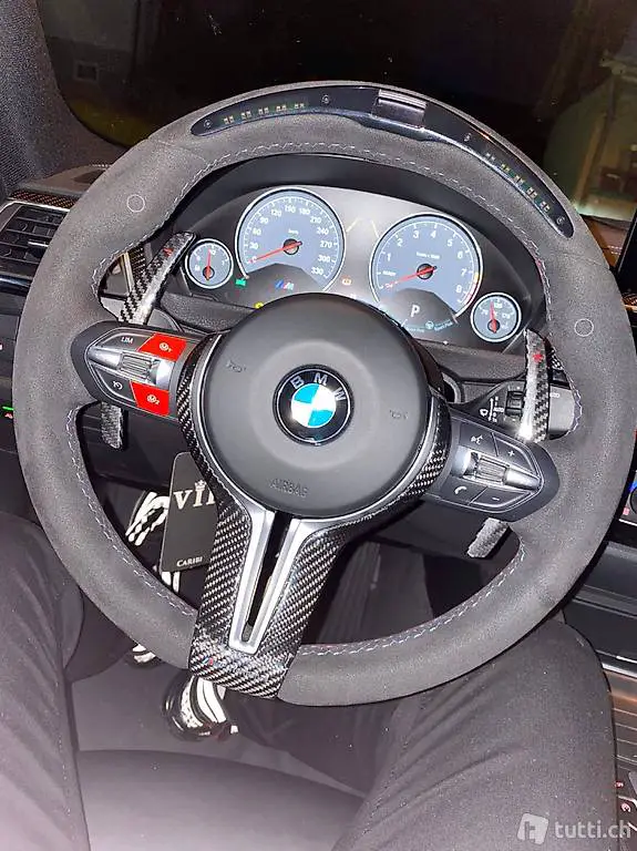  BMW Carbon Schaltwippen in M Rot + -