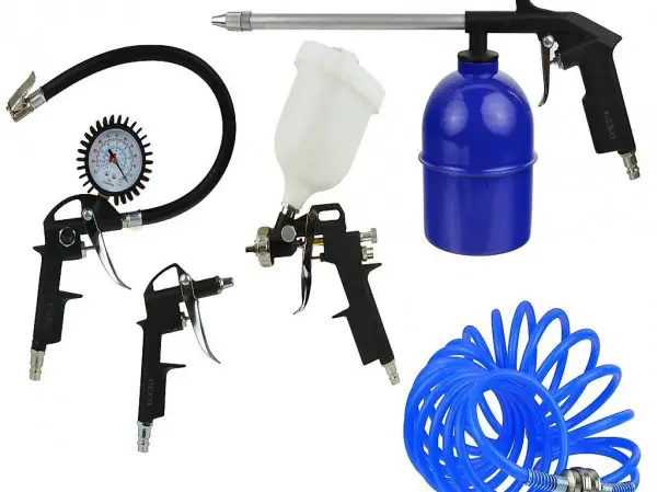  5 Teiliges Druckluftwerkzeug