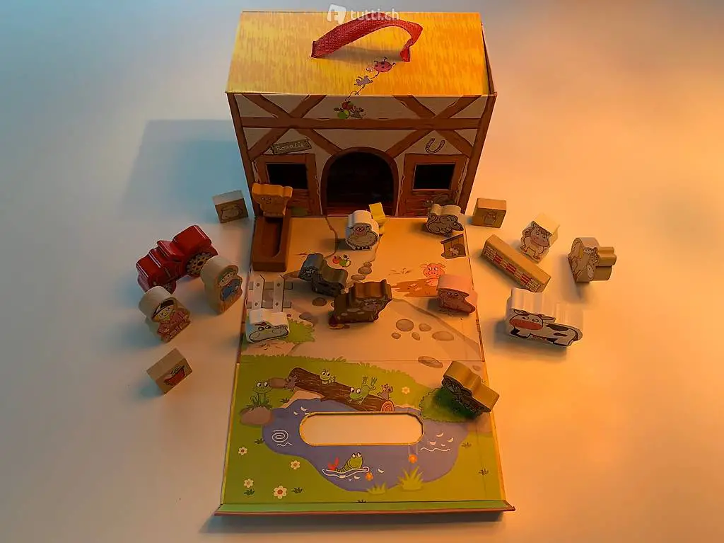 Spielkoffer - HABA auf dem Land/ Bauernhof mit Holzfiguren