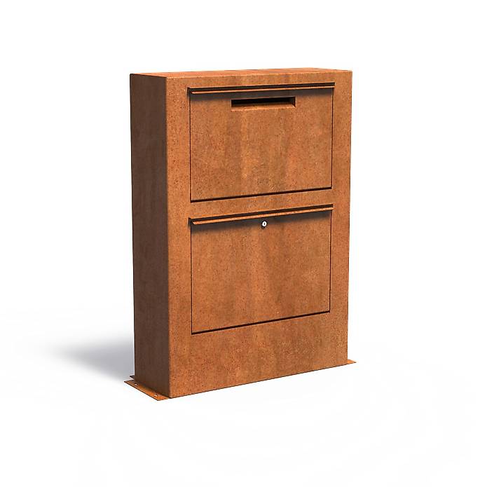 Briefkasten GD1000 aus Cortenstahl