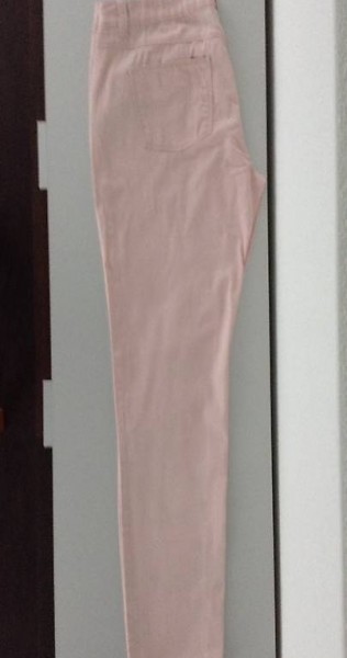 Hellrosa Jeans, Stretchhosen, Gr. 38