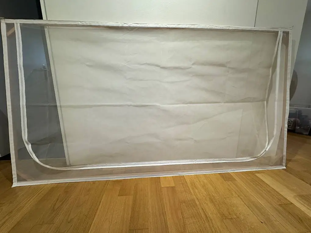 Selbstgebautes Katzennetz