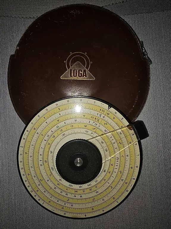 LOGA Rechenschieber / Rechenscheibe