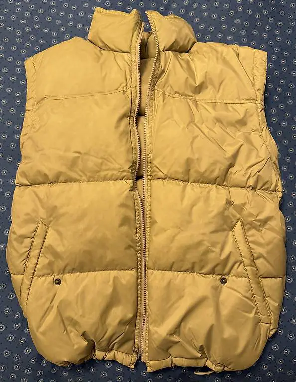 Gilet Piumino Senza Maniche Beige taglia 46/48
