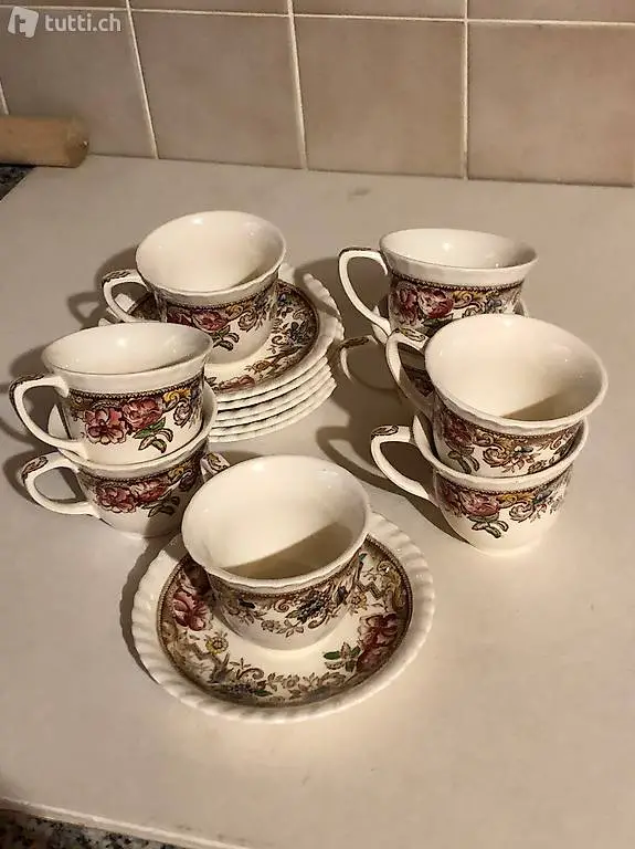 Servizio da caffè inglese antico