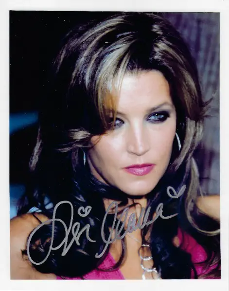 Original Autogramm Lisa Marie PRESLEY (inkl. Zertifikat)