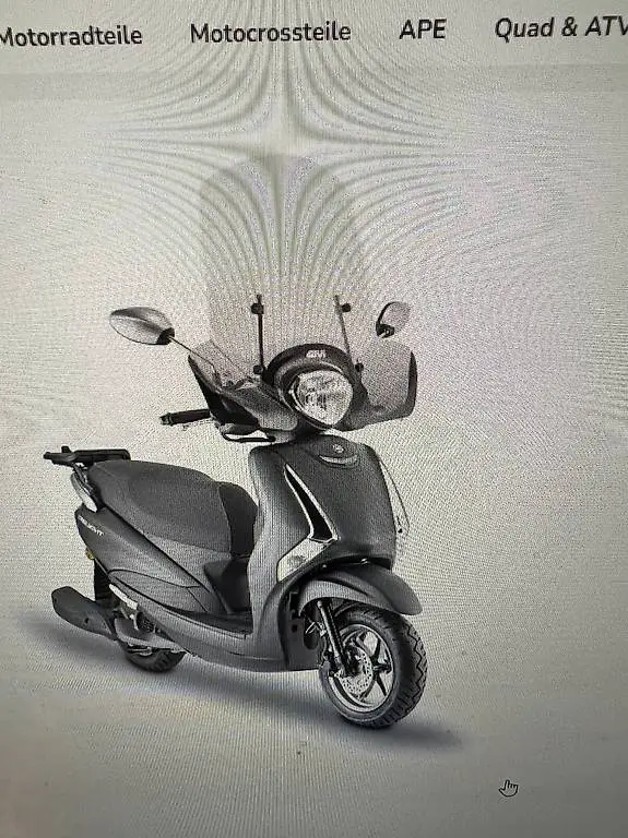 Yamaha D Elight 125 Windschutzscheibe GIVI Neu 2024