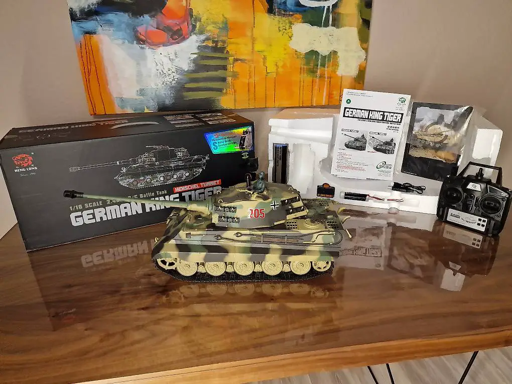 RC Panzer Königstiger Henschelturm 1:16 2.4Ghz