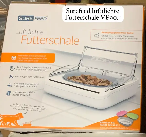 Surefeed luftdichte Futterschale neu