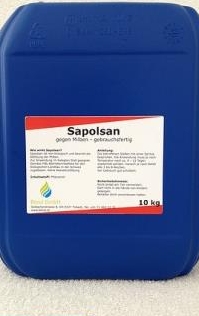 Milbenmittel Sapolsan gebrauchsfertig, 5kg/10kg Kanister