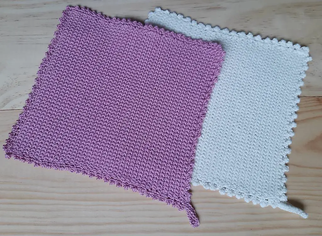 Topflappen Set Quadratisch - Handarbeit