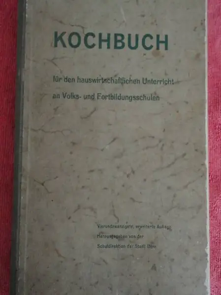  Berner Kochbuch von 1954 in TOP Zustand
