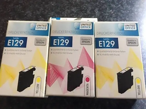 EPSON Druckerpatronen Farbe Magenta /Yellow E 129