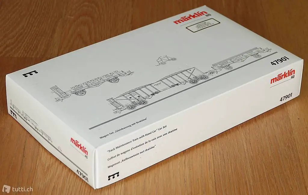 Märklin 67901 DRG Wagenset "Gleisbauszug mit Draisine"