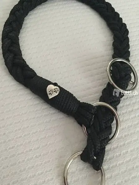 Hunde Zugstopp Halsband (geflochten) NEU
