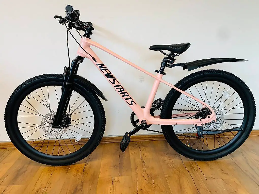 24 Zoll Kinder Velo Magnesium Rahmen mit Zubehör Rosé NEU