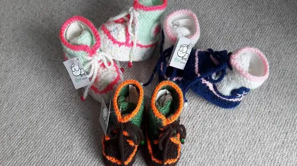 Babyfinkli in verschiedenen Farben