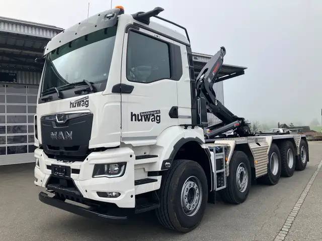 MAN, TGS 50.520 10x4-6 BL, Abrollkipper (Haken)