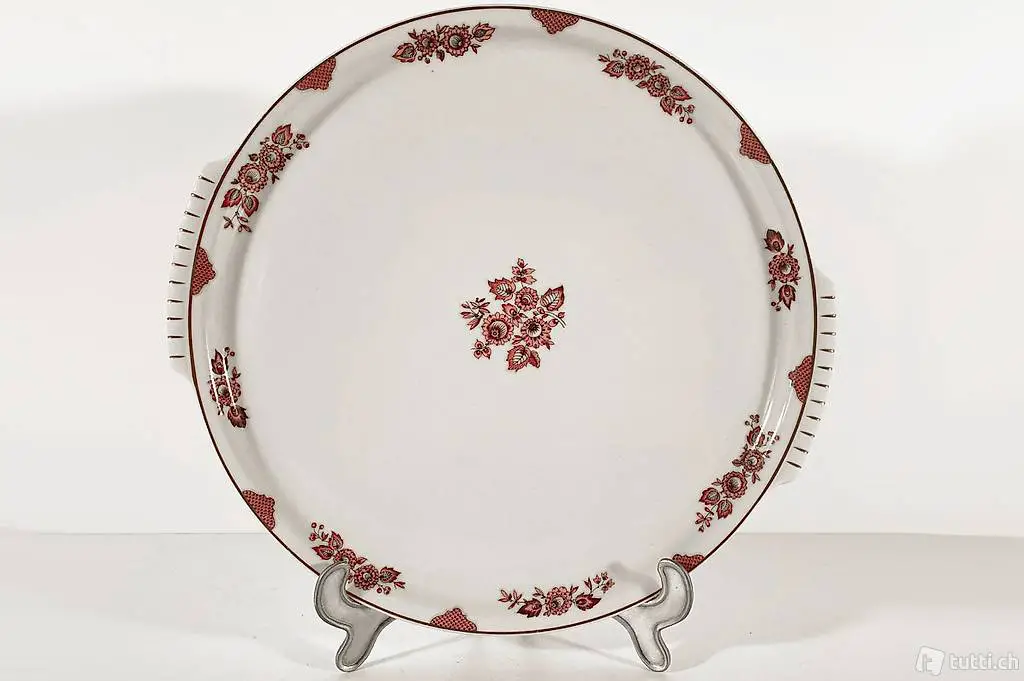  Tortenplatte Langenthal Porzellan 1953