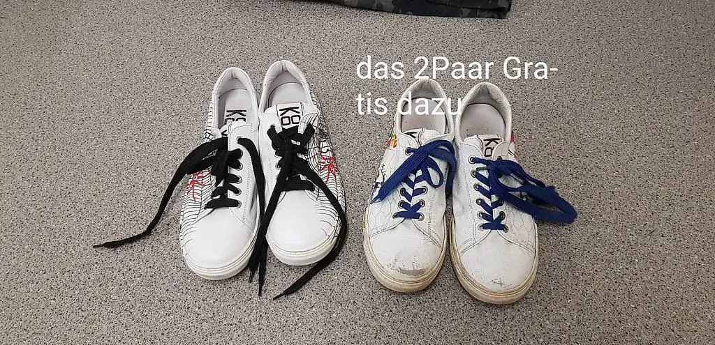 Sneaker, Schuhe Nubukleder Gr. 40 neu Gratis das 2Paar